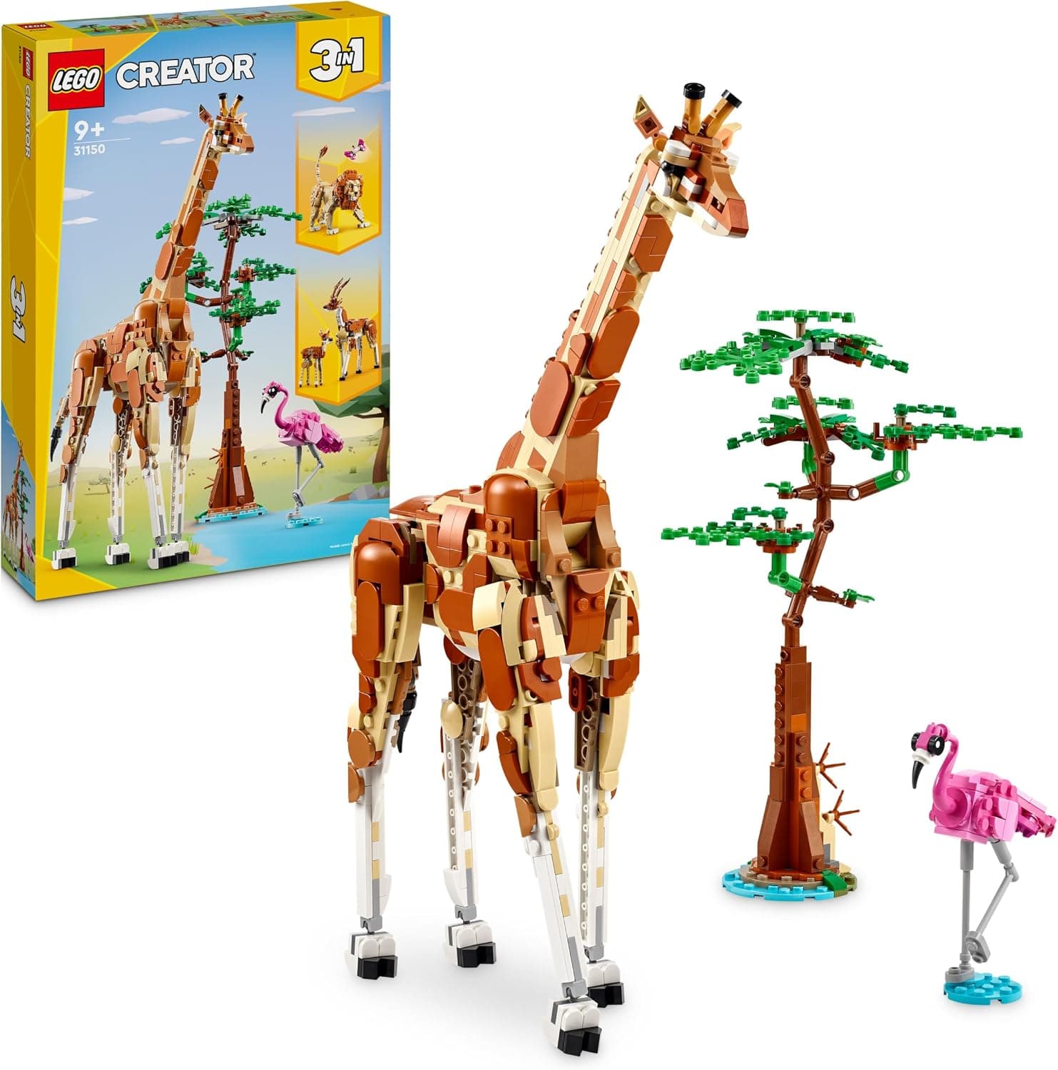 LEGO Creator 3in1 Wild Safari Animals 31150