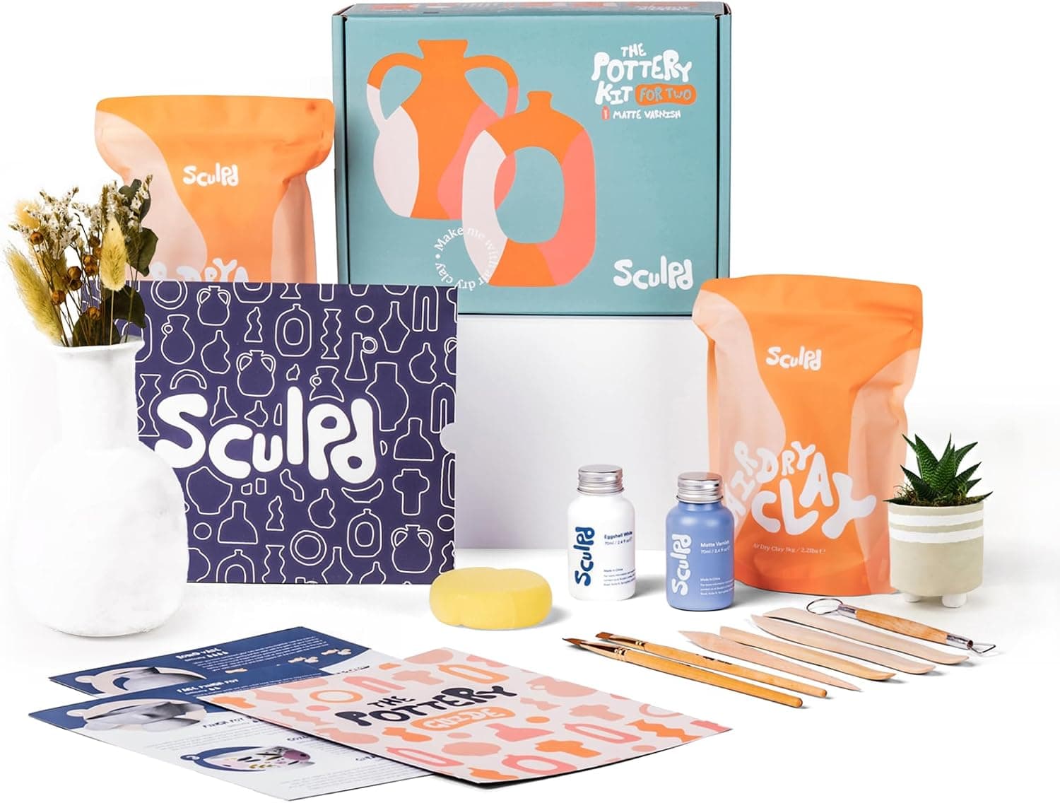 Sculpd Pottery Starter Kit for Beginners