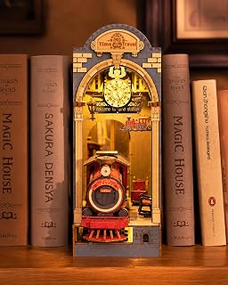 Rolife Time Travel DIY Wooden Book Nook Kit TGB04