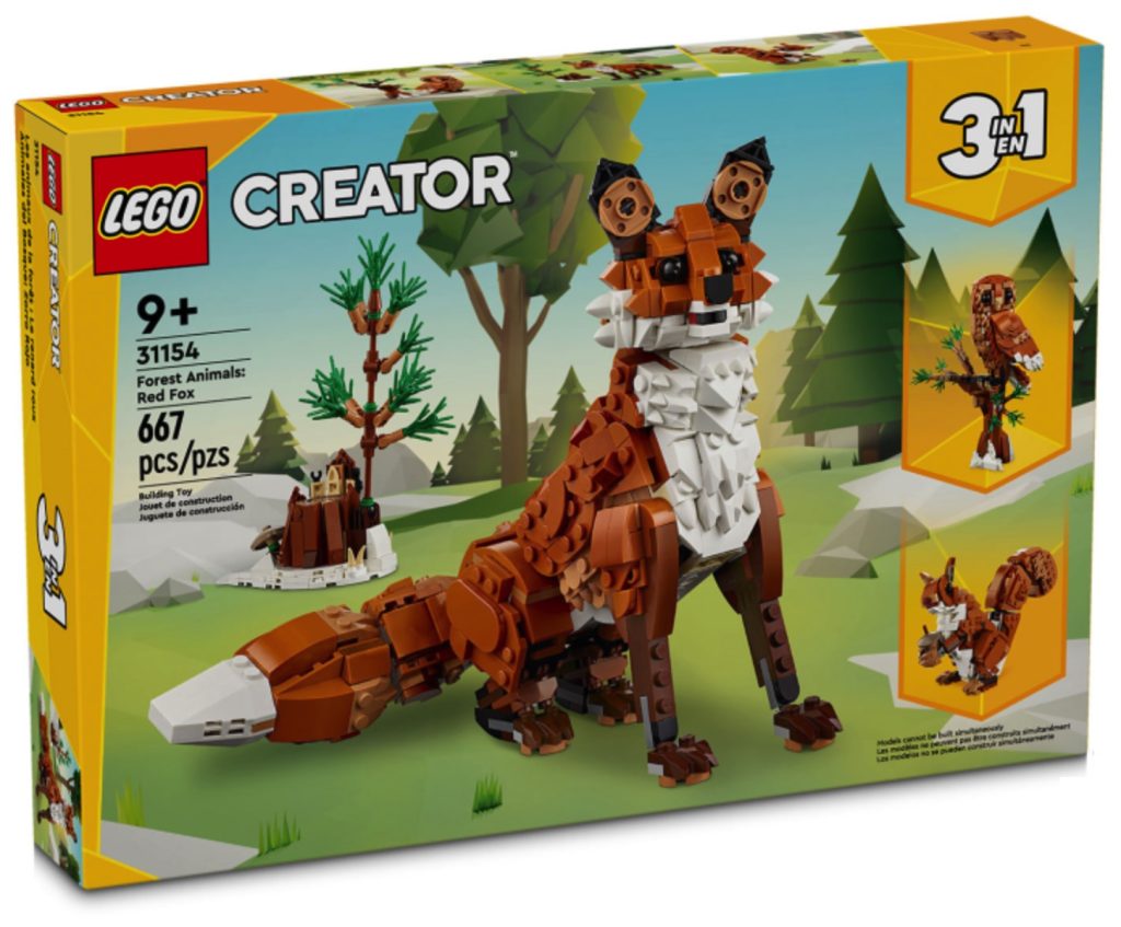 LEGO Creator 3in1 Forest Animals: Red Fox 31154