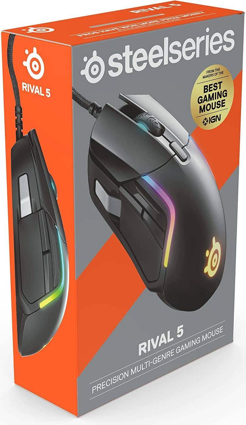 SteelSeries Rival 5 Multi-Genre Gaming Mouse