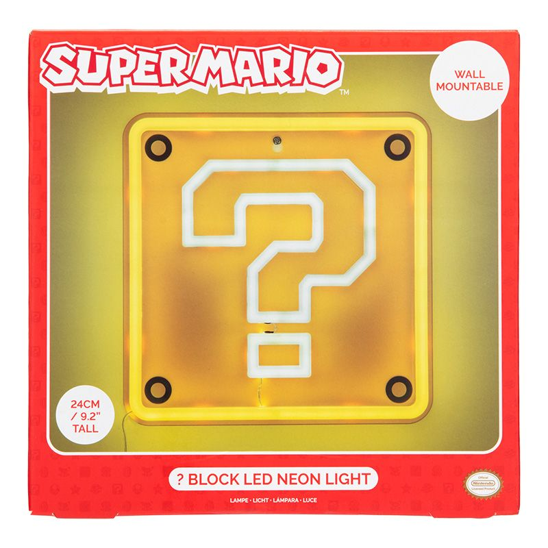 Paladone Super Mario Question Block Light